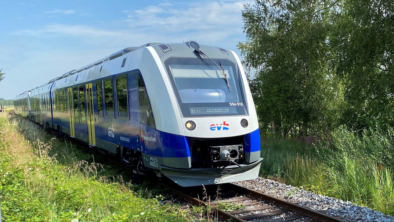 Mitfahrt Im Alstom Coradia ILINT Der EVB Elbe-Weser (Triebwagen 554 012 ...