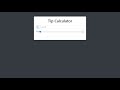 JAVASCRIPT Course Project Based Learning - Tip Calculator Project Using Javascript