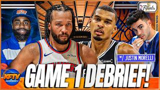 Knicks vs Spurs Game 1 Debrief: Key Takeaways & Soundbites w/ Justin Morrelli