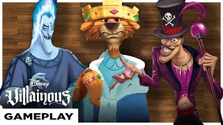 Disney Villainous Multiplayer Gameplay! || Hades vs. Prince John vs. Dr. Facilier