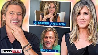 Brad Pitt & Jennifer Aniston FINALLY Reunite Amid New-GF Rumors
