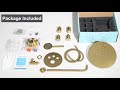 Unboxing Bostingner Thermostatic Shower System Round Gold