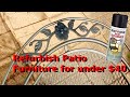 How to Refurbish Metal Patio Furniture