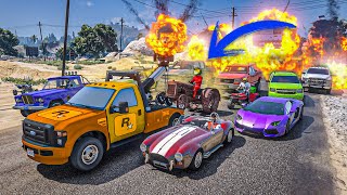 EL ÚLTIMO EXPLOTA CON COCHES ALEATORIOS! ROCKSTAR ME AYUDA!! - GTA 5 ONLINE