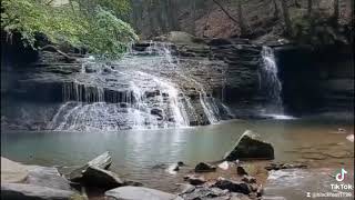 FREEDOM FALLS. CLEAR CREEK STATE PARK. KENNERDELL, PENNSYLVANIA. VENANGO COUNTY