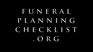 Funeral Planning Checklist funeralplanningchecklist