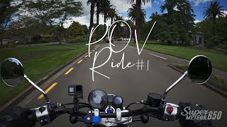 POV Ride | Palmerston North, New Zealand | Royal Enfield Super Meteor 650 I Pure Onboard Sound