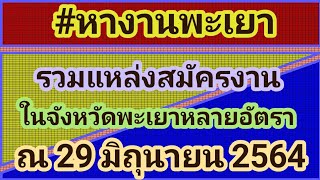 หางาน รวมตำแหน่ง​งานว่างจังหวัด​พะเยา​ หลายอัตรา   รีบ​ติดต่อ​ด่วน #หางานพะเยา