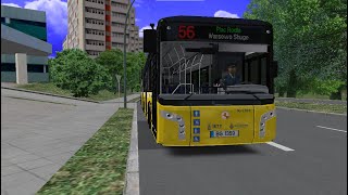 OMSİ 2 | Karsan Avancity | Fikcyjny Szczecin Route Number 56 Realistic Trip