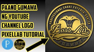 Paano Gumawa ng YouTube Channel Logo || PixelLab Tutorial || Uragon Tips
