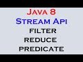 17.17 Java 8 Stream Api Features part 15 filter reduce predicate Interface