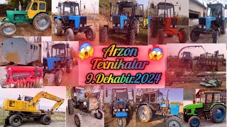 Arzon Traktorlar 9.Dekabir.2024 Belarus Mtz Ttz T28 Yumz Ekskavatir Hyundai Kombayin Zapchas Vagon.