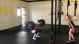 Karolina E 155 Back Squat PR 4-18-18