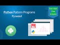 Pyramid pattern in python | How to print a pyramid of stars in python