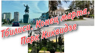 Парк Киквидзе - место спокойствия и умиротворения. Тбилиси. Конец марта. Потеплело?