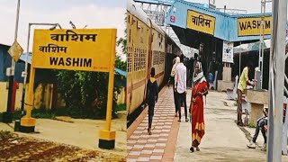 Washim railway station,indian rail way, maharshtra 2022