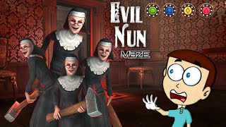 Evil Nun Maze : Entering Floor 1 - 12 | Shiva and Kanzo Gameplay