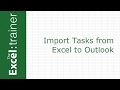 Excel  - Import a List of Tasks into Outlook