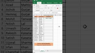 Flash Fill Full Name Excel Tips Tricks From Todfodeducation