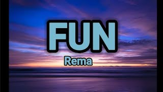 Fun Rema Official Lyrics Video Lyricsloom Mp3 Music & Mp4 video downloads