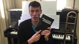 Nick Finzer Announces Brand New Practice Tool! A guided musician's practice journal!