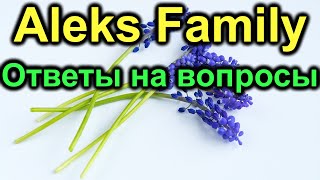 Aleks Family.Ответы на вопросы