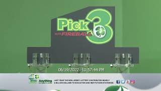 NJ Lottery Live Evening Draw 06/19/2022