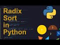 Radix Sort Code in Python | Sorting Algorithms | Python Coding Tutorial | Python Coding Interview