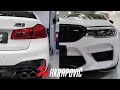 BMW M5 F90 COMPETITION AKRAPOVIC EXHAUST VLOG | LOUD REVS, LOUD CRACKLES, ON BOARD RIDE