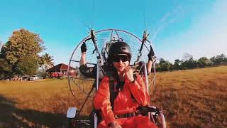 Paramotor at Chiang Mai ชมวิวสันกำแพง ดอยสะเก็ด