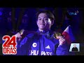 Carlos Yulo, nagpasalamat sa ama na nagpakita ng suporta sa heroes’ welcome parade | 24 Oras