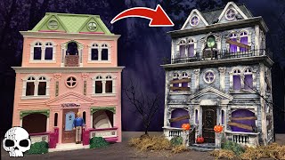 Haunted Dollhouse Makeover 👻 DIY Halloween Props