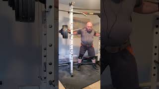 533 lbs (242 kgs) x 2 reps squat 51 years old