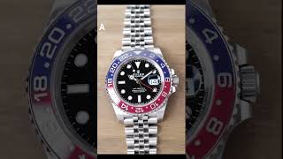 Which Rolex GMT-Master II Pepsi is real an which is fake? Let me know the tells in the comments.