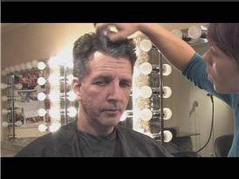 Theatrical Makeup : How to Make Hair Look Gray for a Costume Theatrical Makeup : How to Make Hair Look Gray for a Costume