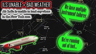 Air India LOSES MULTIPLE INSTRUMENTS AND CAN'T LAND ANYWHERE!