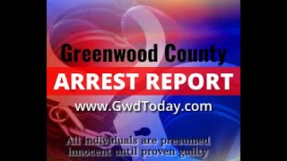 Greenwood County Arrest Report for Jan 25, 2021
