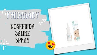 FridaBaby NoseFrida Saline Spray! Actually Works!!