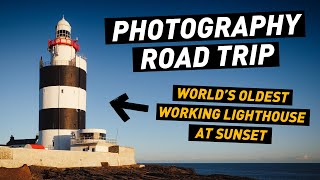 Photographing The World's Oldest Working Lighthouse At Sunset: Epic Road Trip!