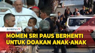 Momen Paus Fransiskus Minta Berhentikan Maung Doakan Bayi dan Anak-anak