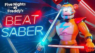 There's FNAF SONGS In BEAT SABER??? | Playing Five Night's At Freddy's Songs In Beat Saber