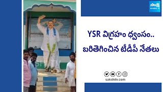 YSRCP MLA Pinnelli Ramakrishna Reddy On YSR Statue Destroy | TDP Brahmananda Reddy | @SakshiTV