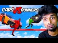 CARS VS RUNNERS😨 | GTA 5 Funny Moments🤣 | ROCKY Tamil Gaming