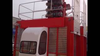 SC200 2 ton double cages construction elevator