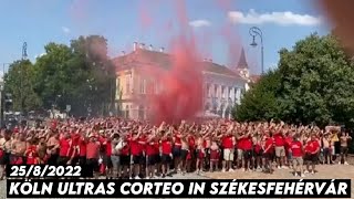 KÖLN ULTRAS CORTEO IN SZEKESFEHERVAR \