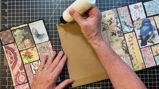 Craft with Me - Finishing the Mosaic Collage Journal Cover!!