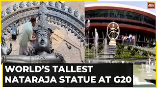 G20 Summit 2023: Mesmerizing 28 Ft. Tall Statue Installed At G20 Venue In Delhi's Bharat Mandapam