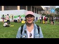 oahu protesters rally at hawaii state capitol and march through chinatown to stop asian hate