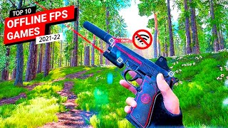 Top 10 OFFLINE FPS Games For Android 2021 | 10 Best FPS Android Games