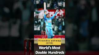 Most 🔥 Double #hundreds #rohitsharma #indianteam #indian #india #shorts #cricket
